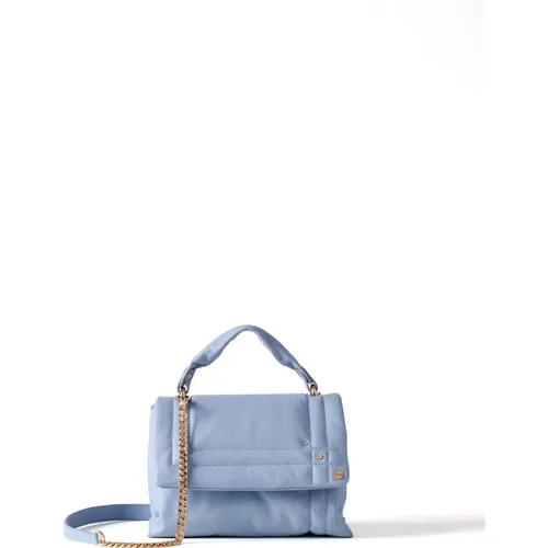 Geometrische Reverse Top Handle Handtasche , Damen, Größe: ONE Size - Borbonese - Modalova