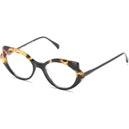Schwarze Optische Brille Stilvoll Alltagsgebrauch , Damen, Größe: 50 MM - Kaleos - Modalova