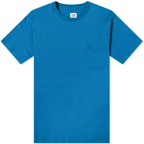 Lyons Small Logo T-Shirt , Herren, Größe: L - C.P. Company - Modalova