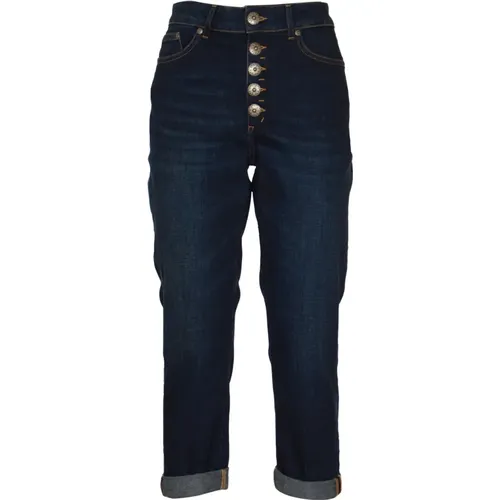 Jeans with Koons Jewel Detail , female, Sizes: W30, W27, W29 - Dondup - Modalova