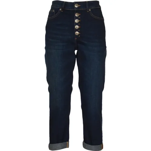 Jeans with Koons Jewel Detail , female, Sizes: W30, W28, W27, W25, W24, W26, W29 - Dondup - Modalova