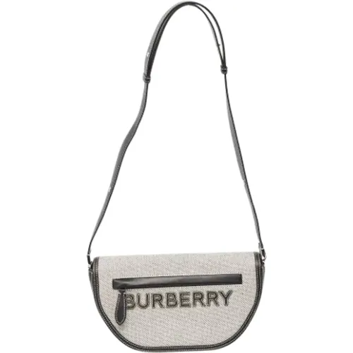 Pre-owned Leather shoulder-bags , female, Sizes: ONE SIZE - Burberry Vintage - Modalova