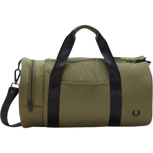 Classic Ripstop Gym Bag , unisex, Sizes: ONE SIZE - Fred Perry - Modalova