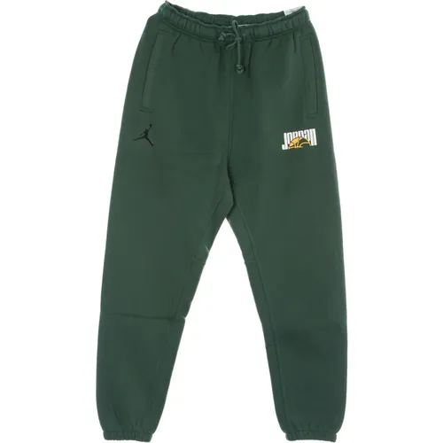 Sporty Fleece Tracksuit Pants Noble /Black , male, Sizes: L - Jordan - Modalova