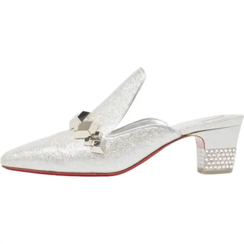 Pre-owned Leather sandals , female, Sizes: 4 UK - Christian Louboutin Pre-owned - Modalova
