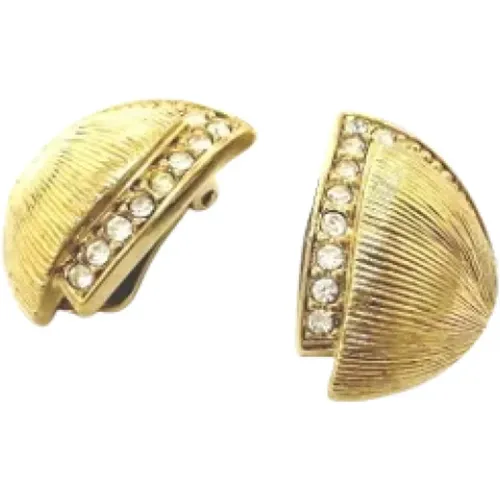 Pre-owned Gold dior-jewelry , female, Sizes: ONE SIZE - Dior Vintage - Modalova