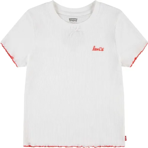 Weiße Alyssum T-Shirt mit rotem Detail Levi's - Levis - Modalova