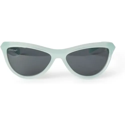 Stilvolle Teal Sonnenbrille für Frauen - Off White - Modalova