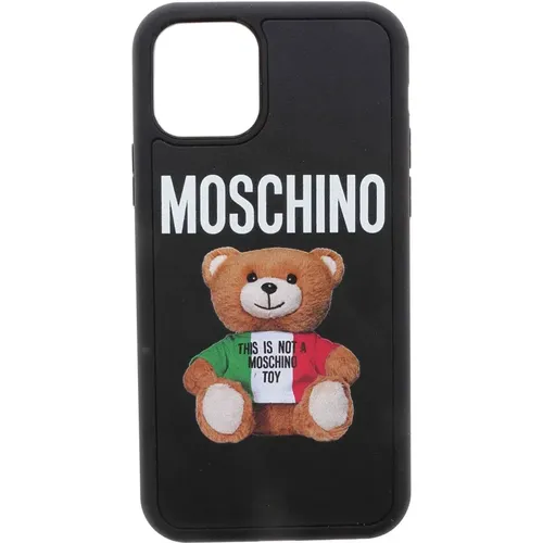 Italia Teddy iPhone 11 Pro Max , unisex, Sizes: ONE SIZE - Moschino - Modalova