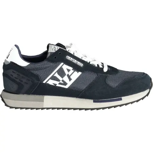 Lace-Up Sneakers with Logo Accent , male, Sizes: 6 UK, 10 UK, 8 UK - Napapijri - Modalova