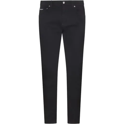 Breathable Slim-Fit Jeans , male, Sizes: 2XL, 3XL, L - Dolce & Gabbana - Modalova