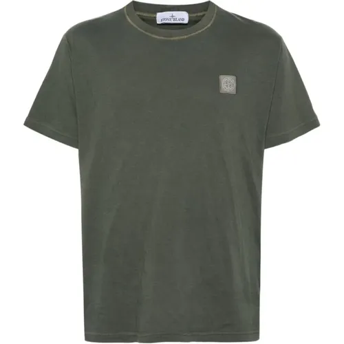 Cotton T-shirts and Polos , male, Sizes: L, XL - Stone Island - Modalova