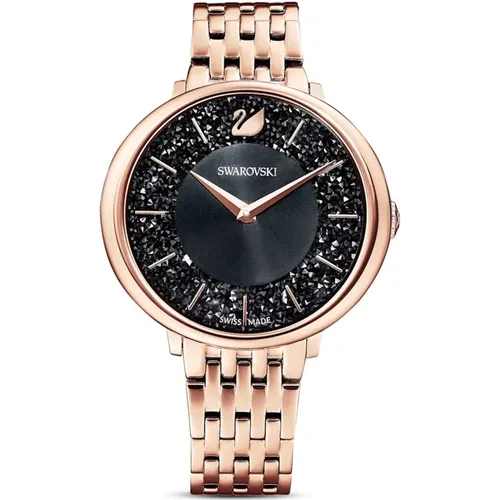 Crystalline Chic Roségold Watch , female, Sizes: ONE SIZE - Swarovski - Modalova