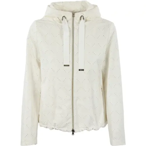 Twill Cotton Jacket , female, Sizes: 2XS, M - Herno - Modalova