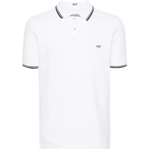 Polo Shirts , Herren, Größe: 2XL - Fay - Modalova