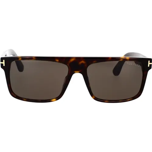 Classic Rectangular Sunglasses , unisex, Sizes: 58 MM - Tom Ford - Modalova