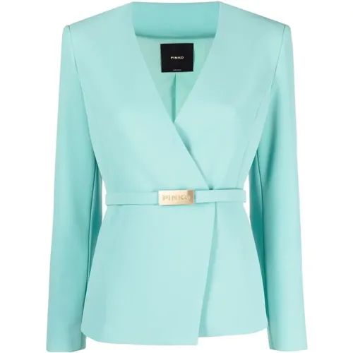 Santa fe giacca belted blazer , female, Sizes: 2XS - pinko - Modalova