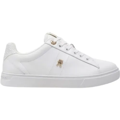 Erhöhte Monogram Sneakers , Damen, Größe: 39 EU - Tommy Hilfiger - Modalova