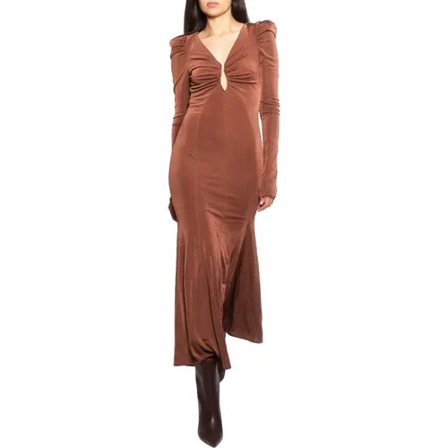Longuette Dress , female, Sizes: XS, M, S - Aniye By - Modalova
