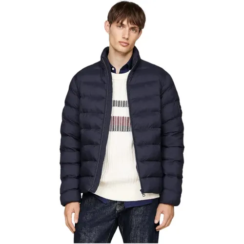 Kurze Steppjacke , Herren, Größe: L - Tommy Hilfiger - Modalova