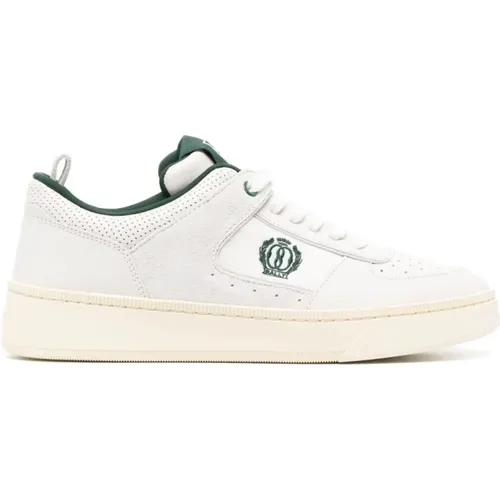 Weiße Low-Top Sneaker mit gesticktem Logo - Bally - Modalova