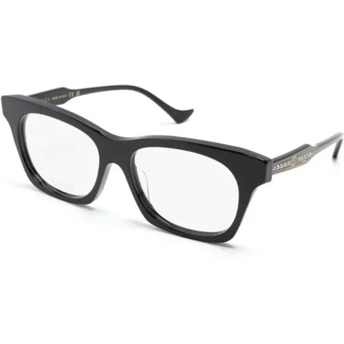 Klassische Schwarze Optische Brille,Dark Havana Eyewear Frames,Braun/Havanna Optische Brille - Gucci - Modalova