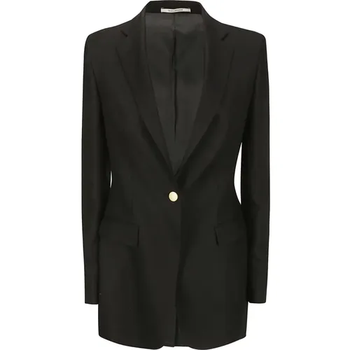 Central Split Single-Breasted Jacket , female, Sizes: 2XS, XS - Tagliatore - Modalova