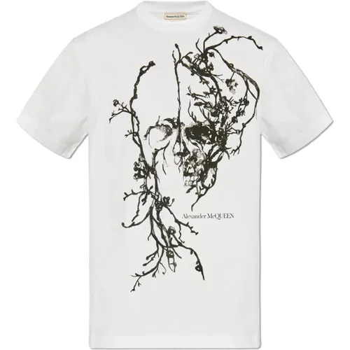 Oversize T-Shirt , Damen, Größe: M - alexander mcqueen - Modalova