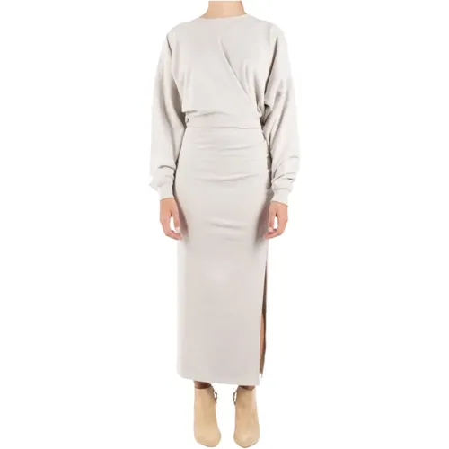 Ivory Baumwollkleid Salomon , Damen, Größe: 2XS - Isabel Marant Étoile - Modalova