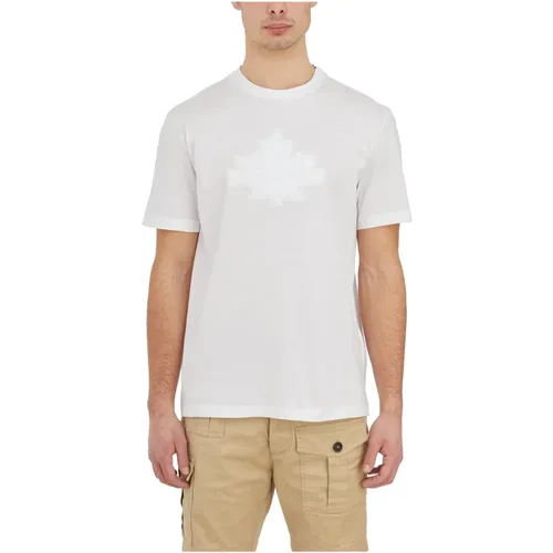 Baumwoll T-Shirt , Herren, Größe: XL - Dsquared2 - Modalova