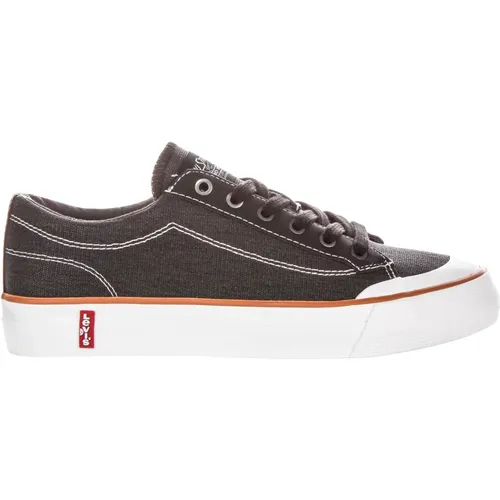 Levi's , Canvas White Trainers Men , male, Sizes: 9 UK, 8 UK, 11 UK - Levis - Modalova