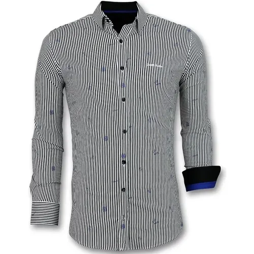 Italian Blouse Men - Shirt with Stripes - 3026 , male, Sizes: 2XL, M, S, XL - Gentile Bellini - Modalova