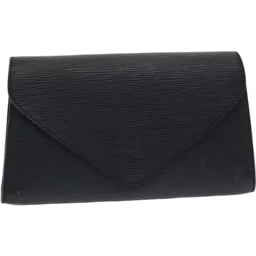 Pre-owned Leather clutches , female, Sizes: ONE SIZE - Louis Vuitton Vintage - Modalova