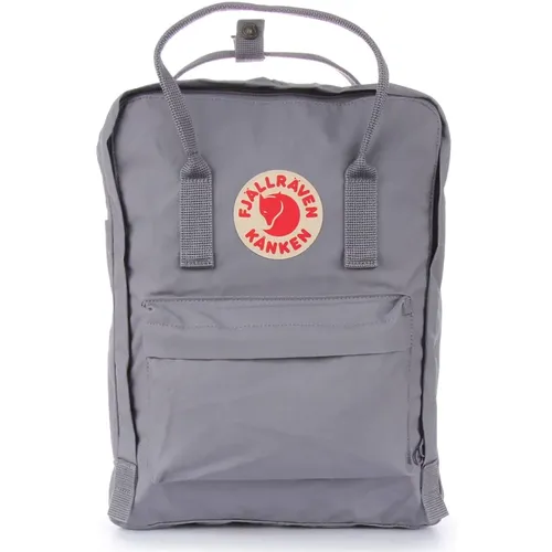Classic Grey Backpack with Zip Closure , unisex, Sizes: ONE SIZE - Fjällräven - Modalova
