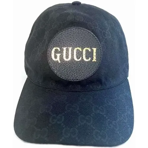 Pre-owned Canvas hats , female, Sizes: ONE SIZE - Gucci Vintage - Modalova