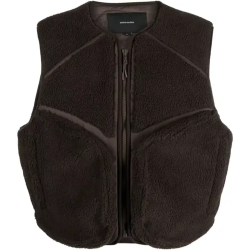 Fluffy Bear Vest , male, Sizes: XL - Entire Studios - Modalova