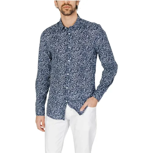 Herren Langarmhemd Frühjahr/Sommer Kollektion , Herren, Größe: 2XL - Antony Morato - Modalova