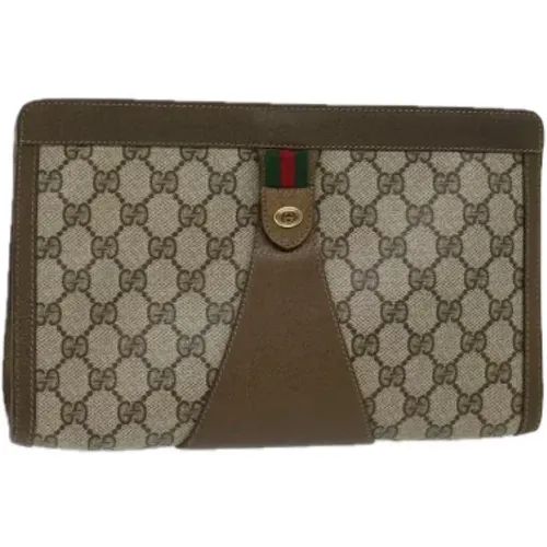 Pre-owned Leder clutches - Gucci Vintage - Modalova