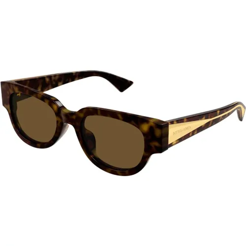 New Classic Tri-Fold Sunglasses , female, Sizes: 52 MM - Bottega Veneta - Modalova