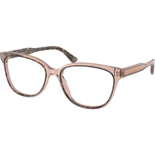 Pink Havana Eyewear Frames , Damen, Größe: 54 MM - Michael Kors - Modalova