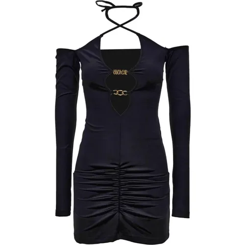 Velvet Stretch Mini Kleid - Versace Jeans Couture - Modalova