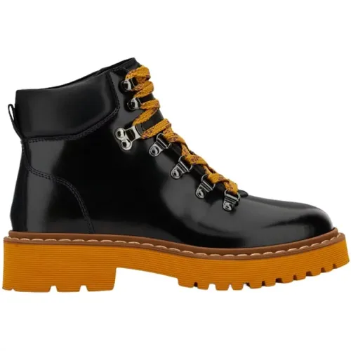 Stylish Hiking Boots , female, Sizes: 4 1/2 UK - Hogan - Modalova