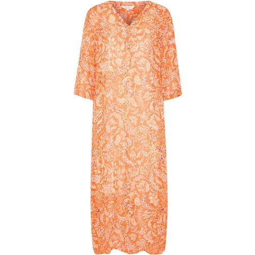 Botanisches Mandarin Kleid , Damen, Größe: XS - Part Two - Modalova