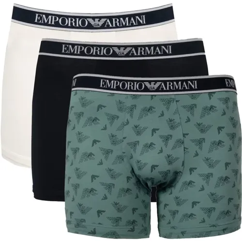 Klassisches Boxershorts-Set , Herren, Größe: M - Emporio Armani - Modalova