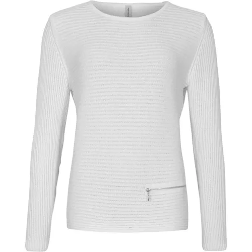 Cozy Knit Zipper Sweater , female, Sizes: 3XL, L, S, 2XL, XL, M - Skovhuus - Modalova