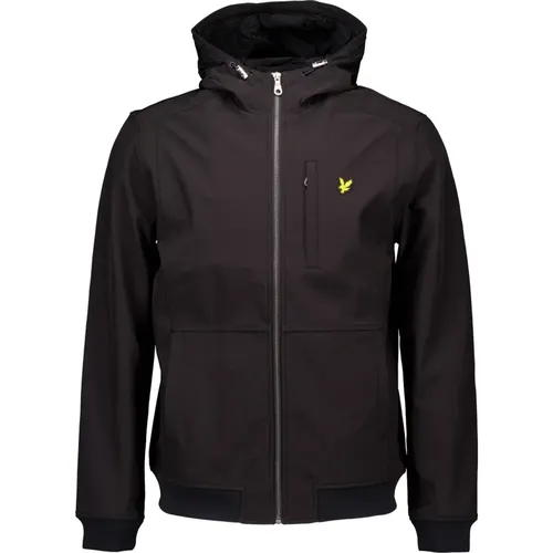 Softshell Jacke in Schwarz , Herren, Größe: L - Lyle & Scott - Modalova