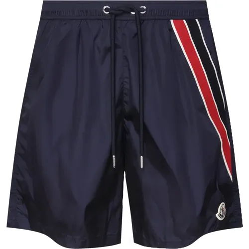 Meer Shorts Kostüm Elastischer Bund Blau,Blaue Meer Kleidung - Moncler - Modalova