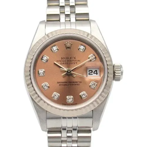 Pre-owned White Gold watches , female, Sizes: ONE SIZE - Rolex Vintage - Modalova