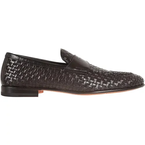 Loafer Shoes for Men , male, Sizes: 8 1/2 UK, 7 UK, 9 UK, 10 UK - Santoni - Modalova