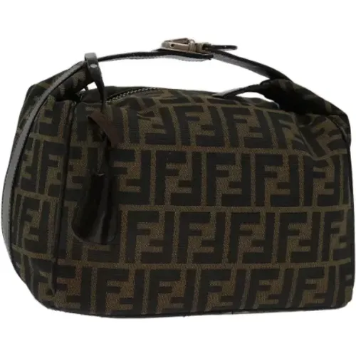 Pre-owned Canvas Handtaschen , Damen, Größe: ONE Size - Fendi Vintage - Modalova